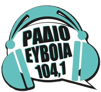 RADIO EVIA 104.1 FM radio logo