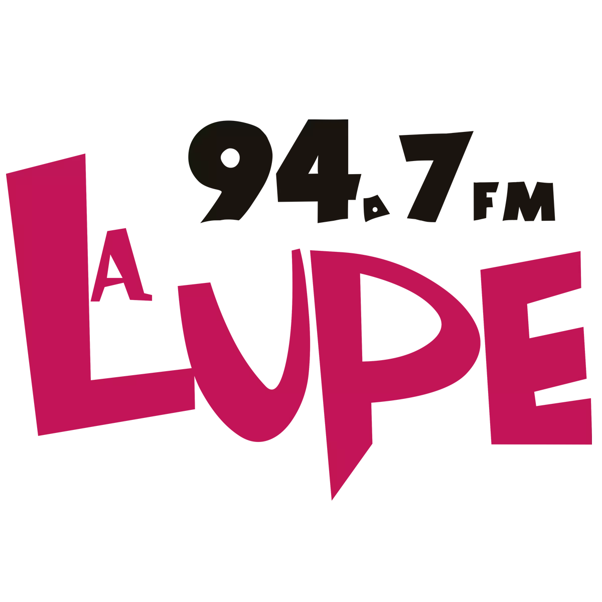 LA LUPE 94.7 (Ensenada) - 94.7 FM - XHPENS-FM - Multimedios Radio - Ensenada, Baja California radio logo