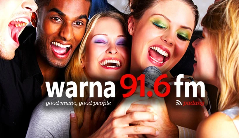 Warna 91.6 FM Padang radio logo