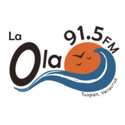 La Ola (Tuxpan) - 91.5 FM - XHTL-FM - Tuxpan, VE radio logo