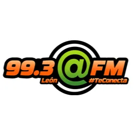 99.3 Arroba FM (León) - 99.3 FM - XHSD-FM - Radiorama Bajío - León, Guanajuato radio logo