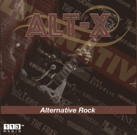 113.FM Alt-X radio logo
