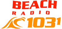CKQQ-FM "Beach Radio 103.1" Kelowna, BC radio logo