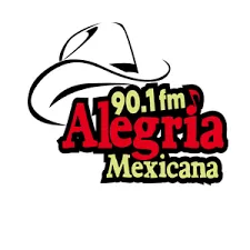 90.1 Alegría Mexicana (La Paz) - 90.1 FM - XHW-FM - Promomedios California - La Paz, Baja CAlifornia radio logo