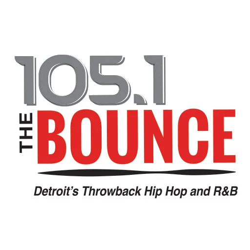 105.1 The Bounce radio logo