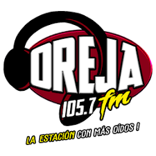 OREJA FM 105.7 (Oaxaca) - 105.7 FM - XHIU-FM - Grupo AS Comunicación - Oaxaca, Oaxaca radio logo