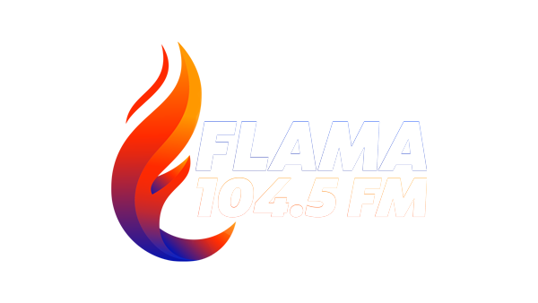 Flama Plus 104.5 FM radio logo