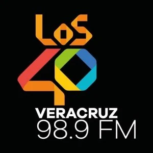 LOS40 Veracruz - 98.9 FM - XHWB-FM - Radiópolis - Veracruz, Veracruz radio logo
