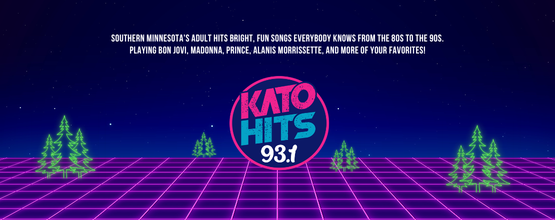 93.1 KATO radio logo
