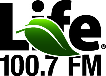 CIAY-FM Life 100.7 FM radio logo