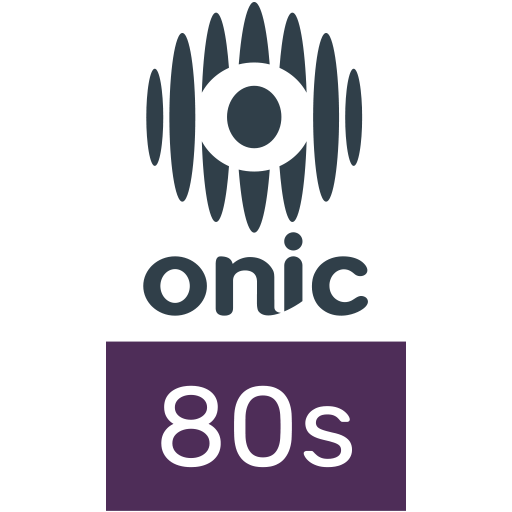 Onic 80s radio logo