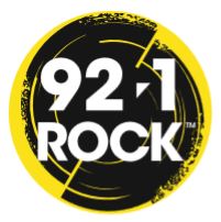 CJQQ "92.1 Rock" Timmins, ON radio logo