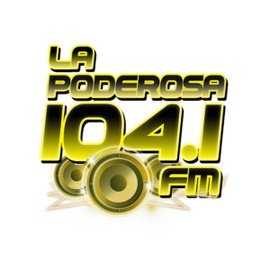 La Poderosa 104.1 FM radio logo
