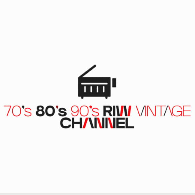 70's 80's 90's Riw Vintage Channel radio logo