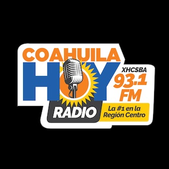 93.1 Coahuila Hoy Radio (Monclova) - 93.1 FM - XHCSBA-FM - Grupo M Radio - Monclova, Coahuila radio logo