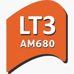 LT3 AM 680 radio logo