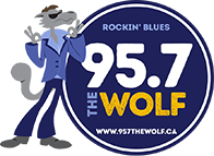 CKTP-FM "95.7 The Wolf" Fredericton, NB radio logo