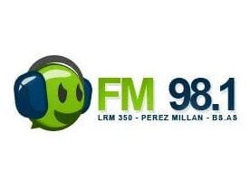FM 98.1 Perez Millan radio logo
