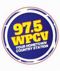 97.5 WPCV radio logo