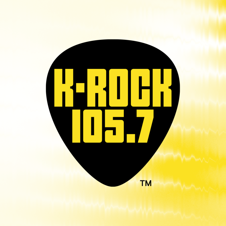 K-Rock 105.7 Kingston's Rock Station radio logo