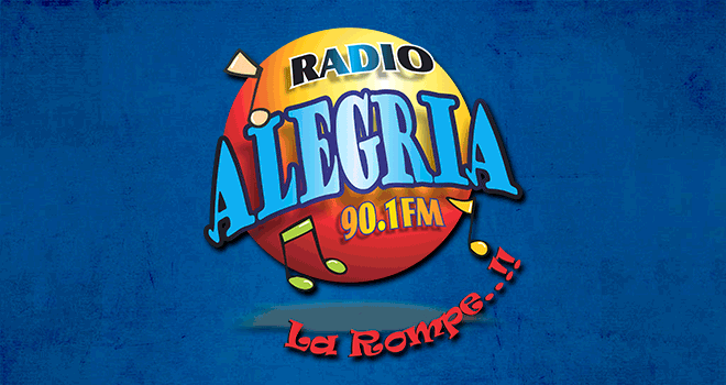 Radio Alegria - La Rompe radio logo