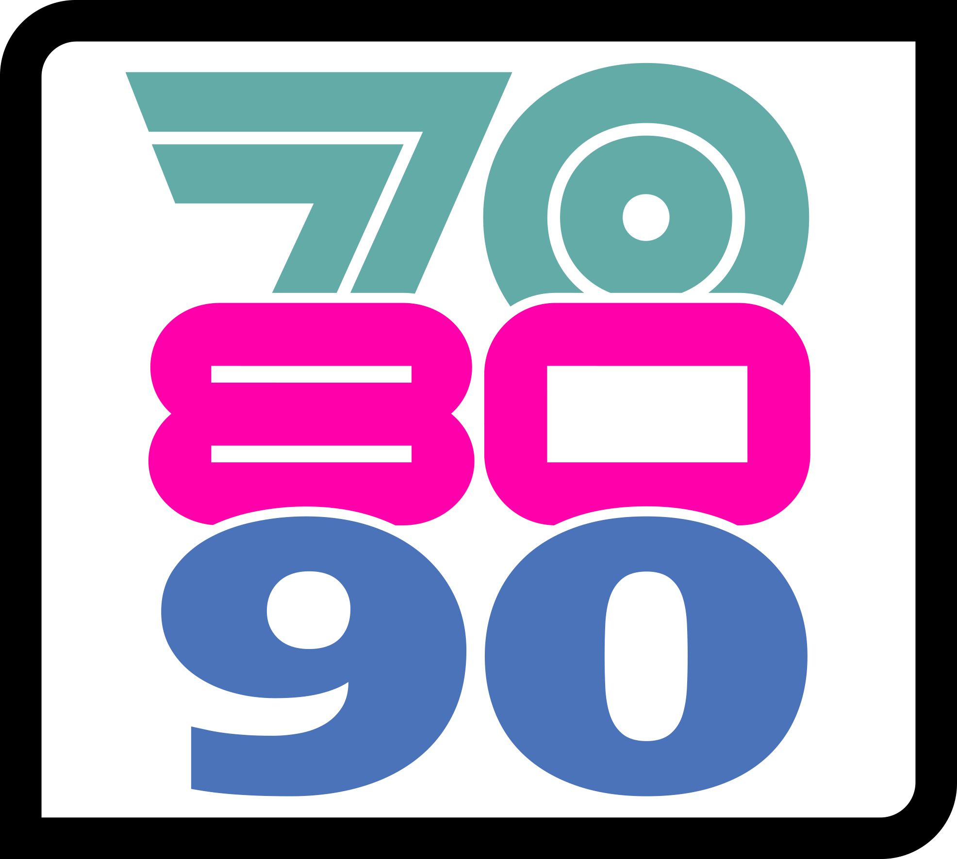ffn 708090 radio logo