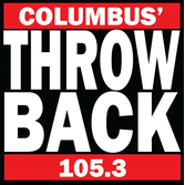 Throwback 105.3 radio logo