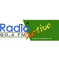 Radio Active 90.4 FM radio logo