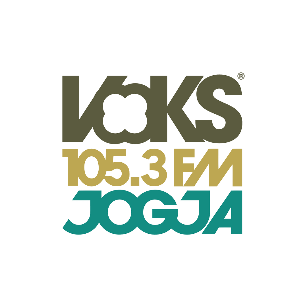 Voks Radio Jogja 105.3 FM radio logo