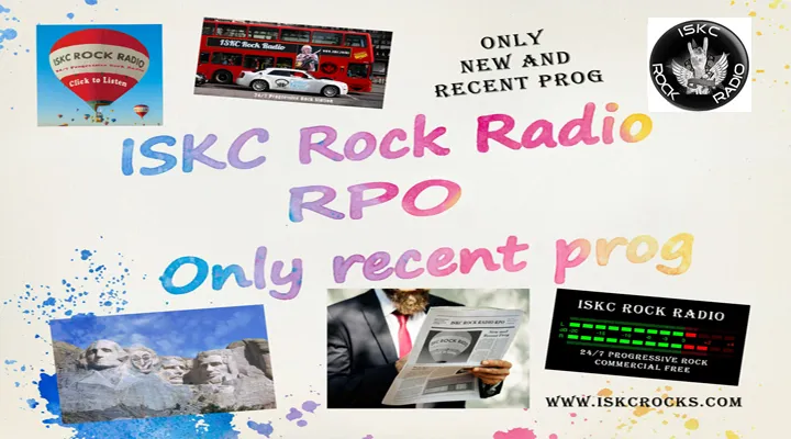 ISKC Rock Radio RPO (Recent Prog Only) radio logo