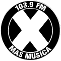 La X Más Música 03.9 Bogotá radio logo