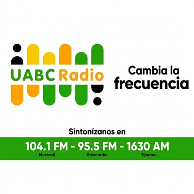 104.1 UABC Radio (Mexicali) - 104.1 FM - XHBA-FM - Universidad Autónoma De Baja California - Mexicali, Baja California radio logo