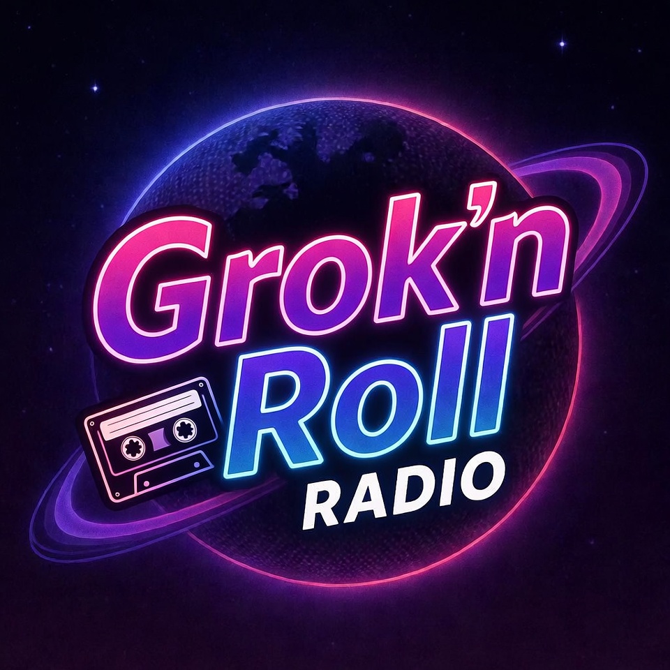 Grok and Roll radio logo