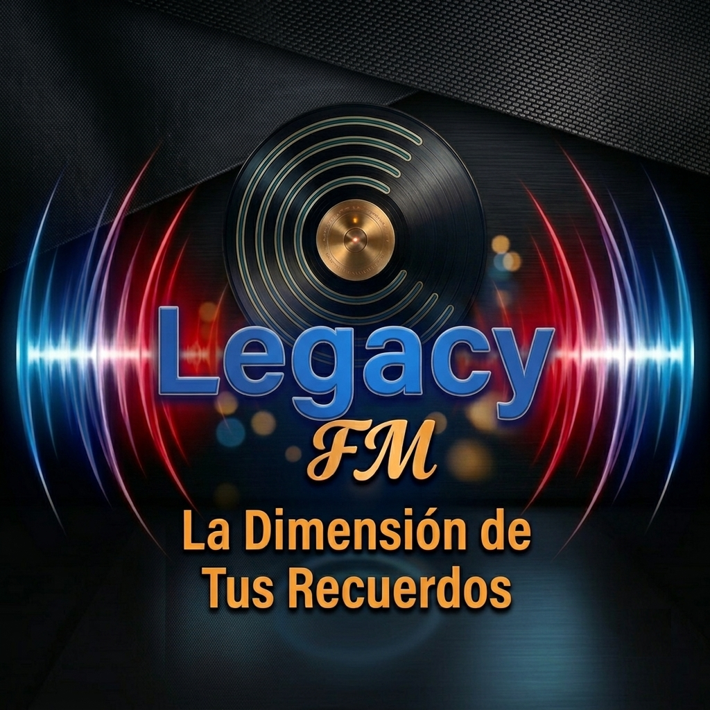 Legacy FM - "La Dimensión de Tus Sentidos". radio logo