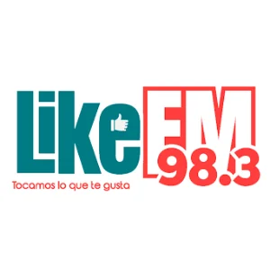 LIKE FM 98.3 (Cuauhtémoc) - 98.3 FM - XHDT-FM - GRD Multimedia - Cuauhtémoc, Chihuahua radio logo
