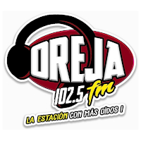 102.5 Oreja FM radio logo