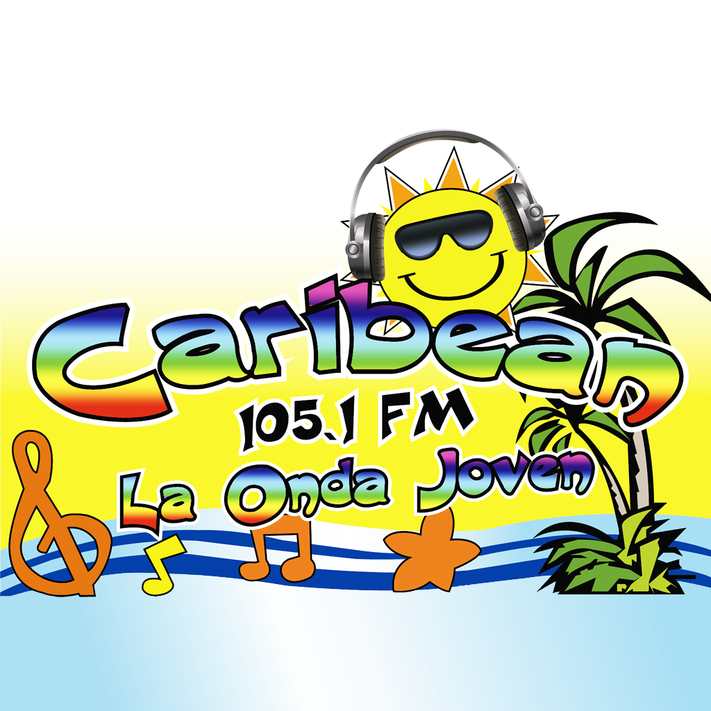 Caribean FM 105.1 radio logo