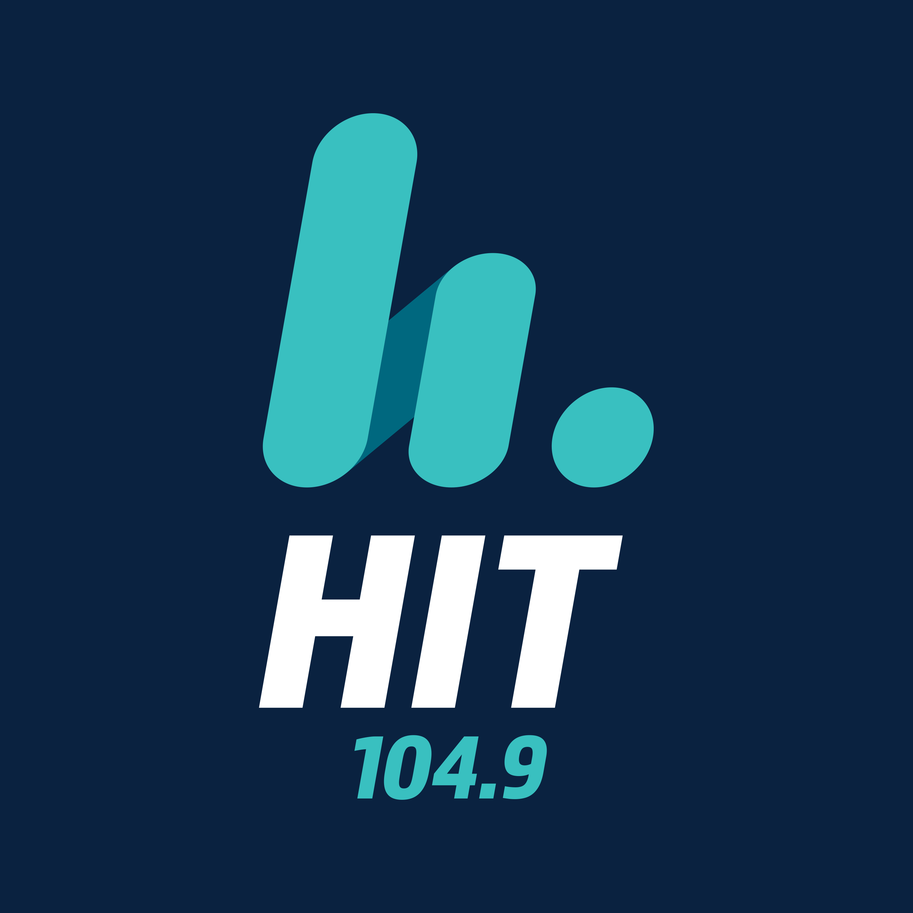 hit 104.9 The Border radio logo
