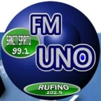 FM UNO 102.9 Rufino radio logo