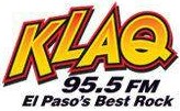 KLAQ 95.5 El Paso, TX radio logo