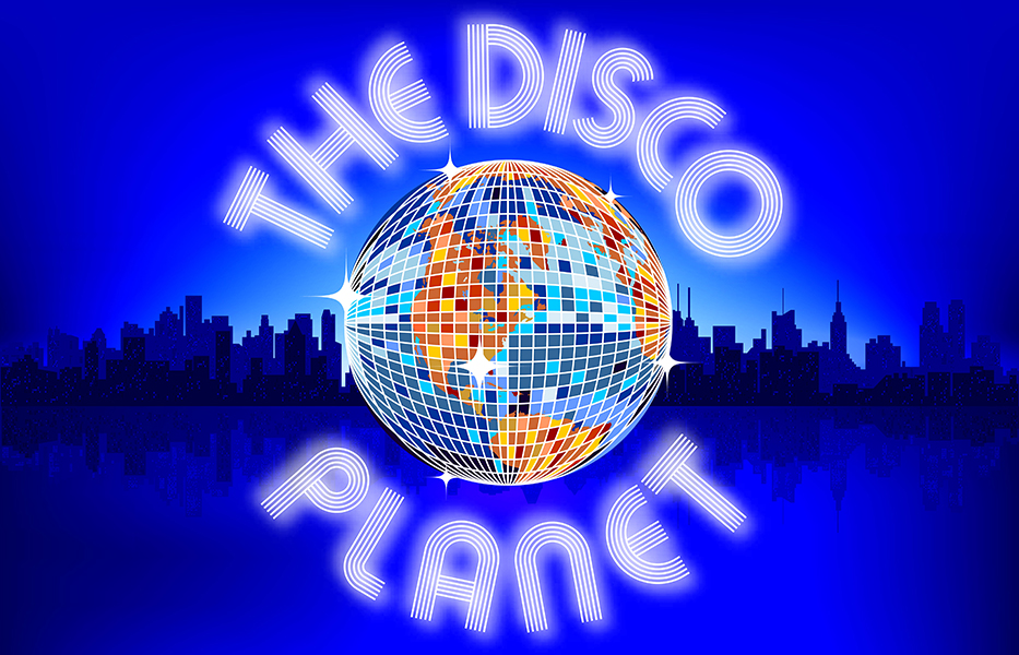 The Disco Planet radio logo