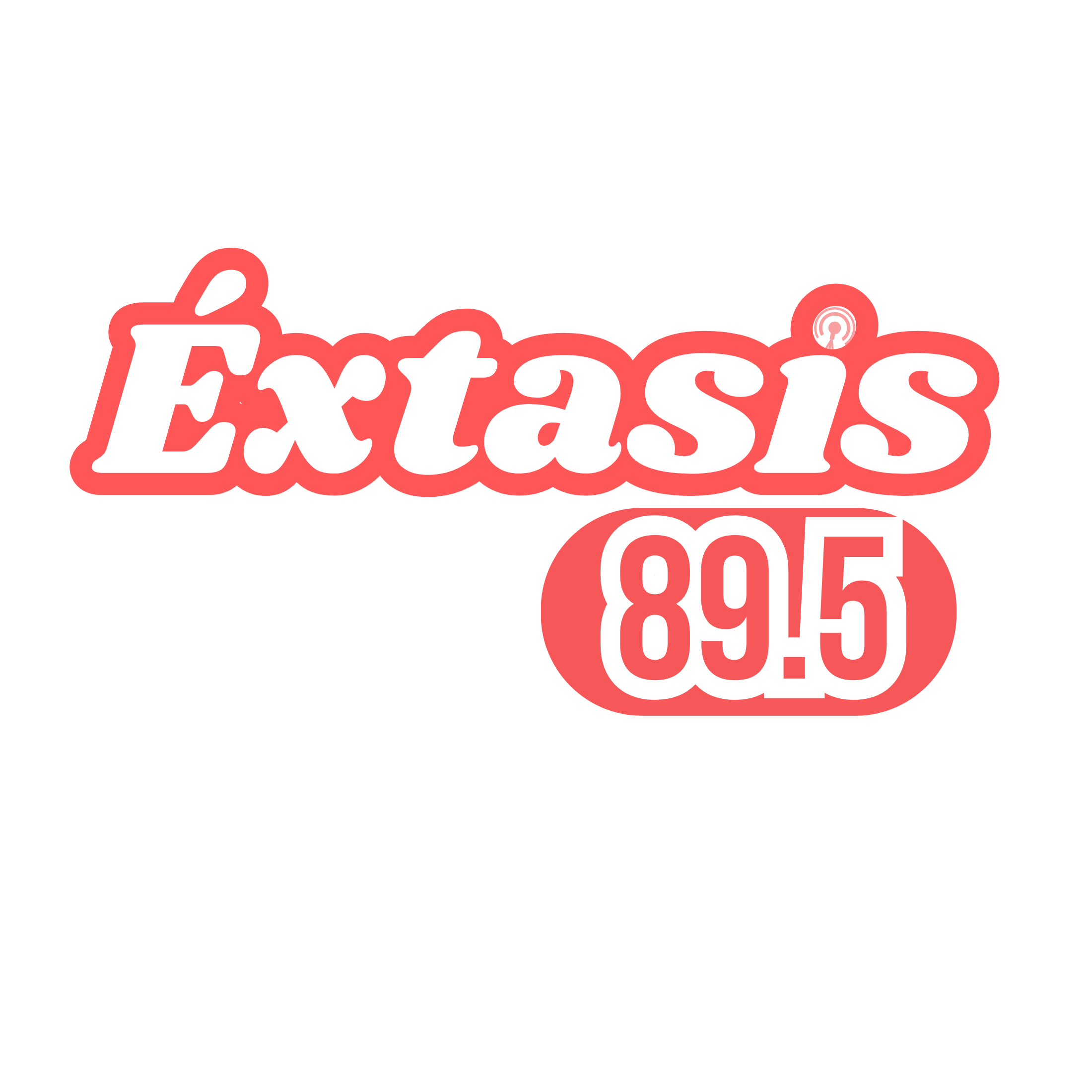 EXTASIS 89.5 radio logo