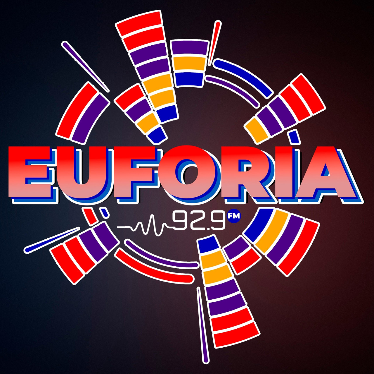 92.9 Euforia (Cuauhtémoc) - 92.9 FM - XHER-FM - JB Multimedia - Cuauhtémoc, Chihuahua radio logo