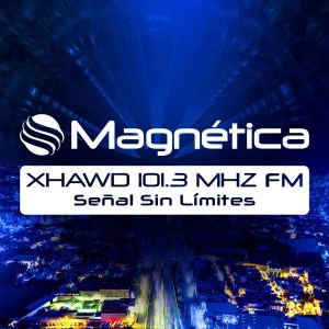 101.3 Magnética FM (San Luis Potosí) - 101.3 FM - XHAWD-FM - San Luis Potosí, San Luis Potosí radio logo