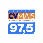 Rádio CV Mais 97.5 FM radio logo