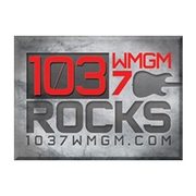 103.7 WMGM radio logo