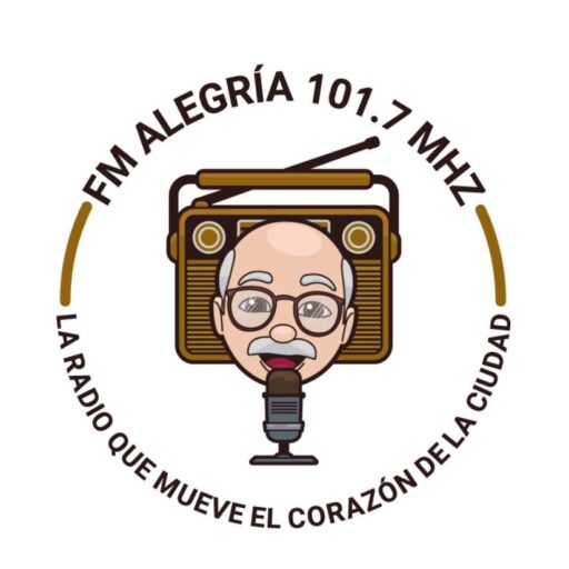 FM Alegría 101.7 General Pico radio logo