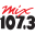 Mix 107.3 KIOW radio logo