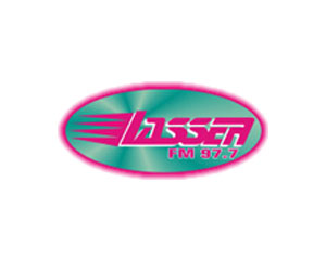 Lasser 97.7 FM radio logo