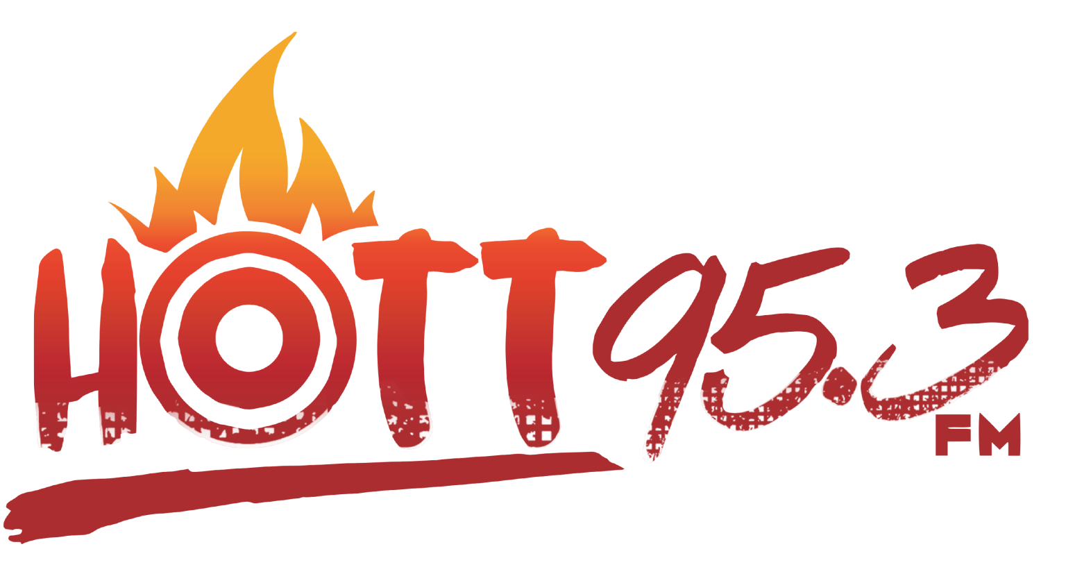 HOTT 95.3FM radio logo